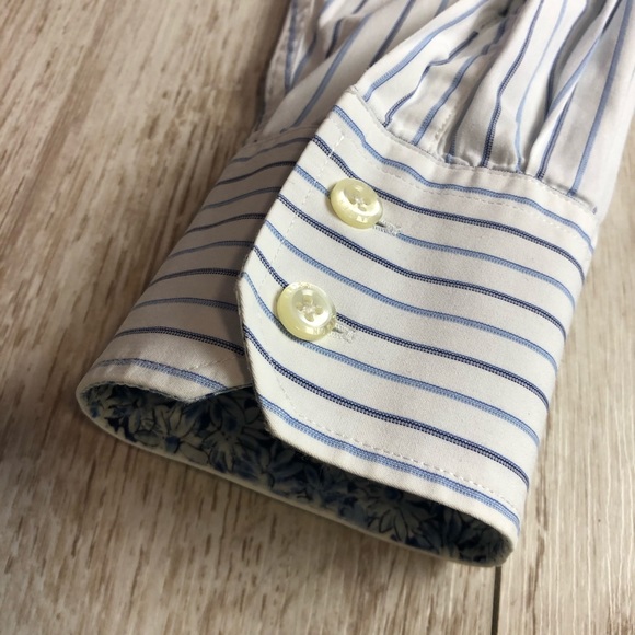 Simon Carter stripped dress shirt size 16 1/2 - Picture 5 of 5